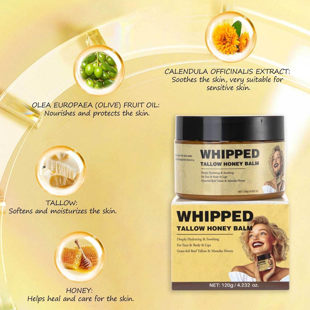 Shea Butter Cream, Shea Butter Skin Cream, Organic Shea Butter Honey Lip Balm, Deep Moisturizing For Face And Body, Fast Absorbing.