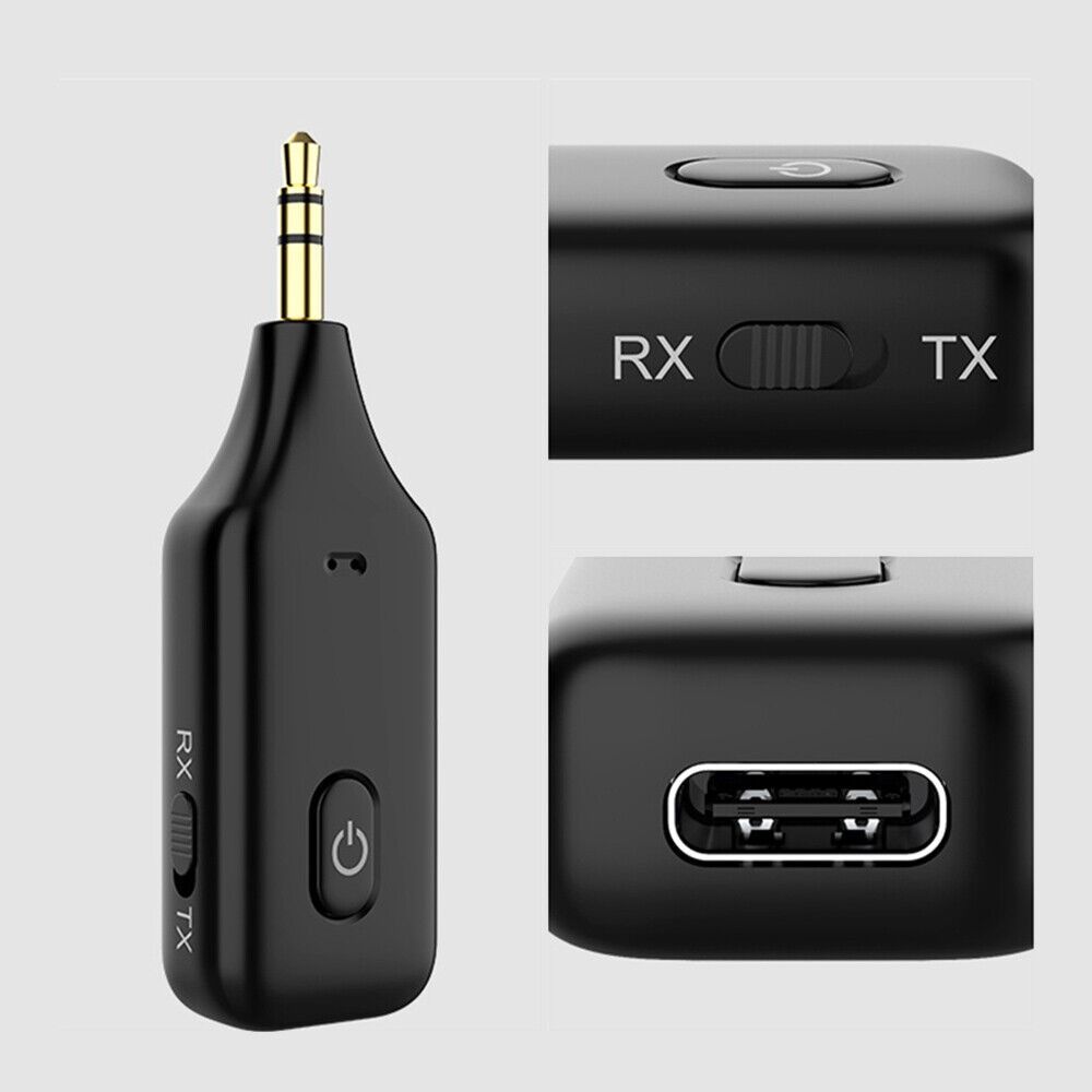Car Speaker Music 3.5mm Aux Jack Bluetooth 5.1 3 in 1 Wireless Receiver Transmitter Audio Adapter