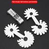 55/60 Degree Thread Plug Gauge Metric Imperial Gear Tooth Screw Pitch Gauges Carbon Steel Measuring Tool Tap Thread Measurement