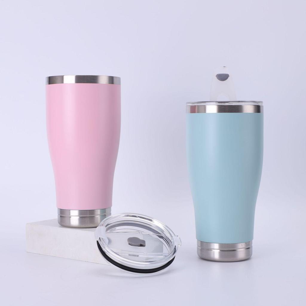Taza de Acero Inoxidable Aislada para Coche de 20 oz - Portátil y Sencilla para Exteriores y Viajes Diarios.
