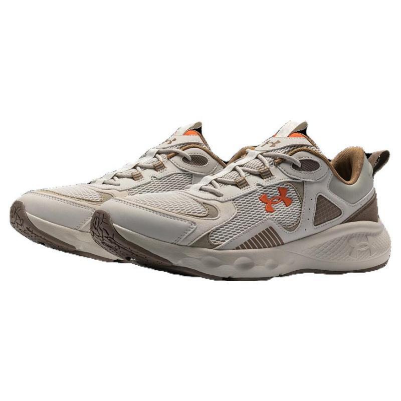Under Armour Wear-resistant And Lightweight Low-Top Running Shoes Women's White Umber Sneakers 3028450-100