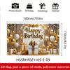 2D Birthday Party Photo Booth Background Polyester