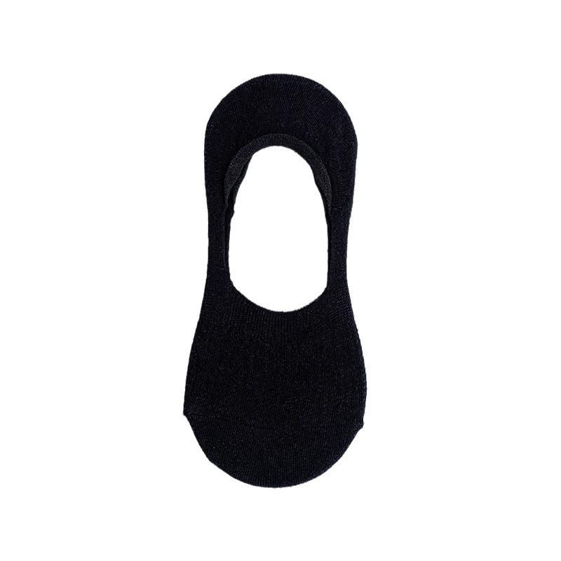 Women Summer Thin Hollow Shallow Mouth Silicone Non Slip Heel Invisible Socks