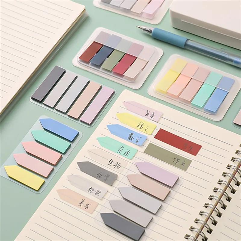 Memo Sticker Paper Office School Supplies Self Adhesive Memo Pad Sticky Notes Bookmark Point It Marker