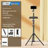 Dual Phone & DSLR Live Streaming Tripod with Multi-Camera Mount, Selfie Light, and Fill Lighting for Photography & Streaming