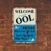 Metal Sign Wall Decor, Vintage Iron Poster for Home Bar Garage, Retro Tin Plate Art