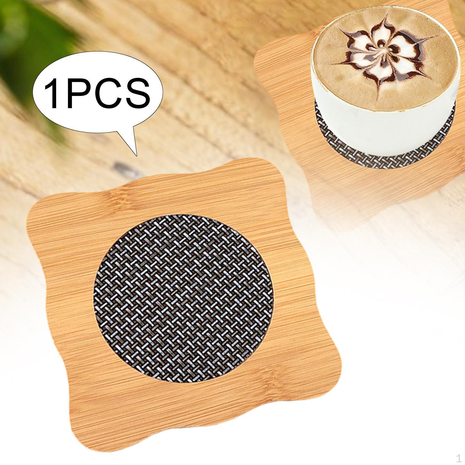 

Теплоизоляционная подставка, коврик для миски, дерево, кухонное украшение, нескользящий плейсмат, подставка для чая для Square