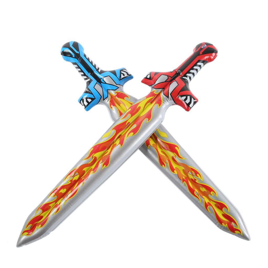 2 Stück Rollenspiel Aufblasbares Schwert Spielzeug Wasserparty Aufblasbares Spielzeug Rollenspiel Zubehör