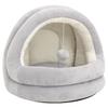 Cucce per Gatti 40x40x35 cm Grigio e Crema