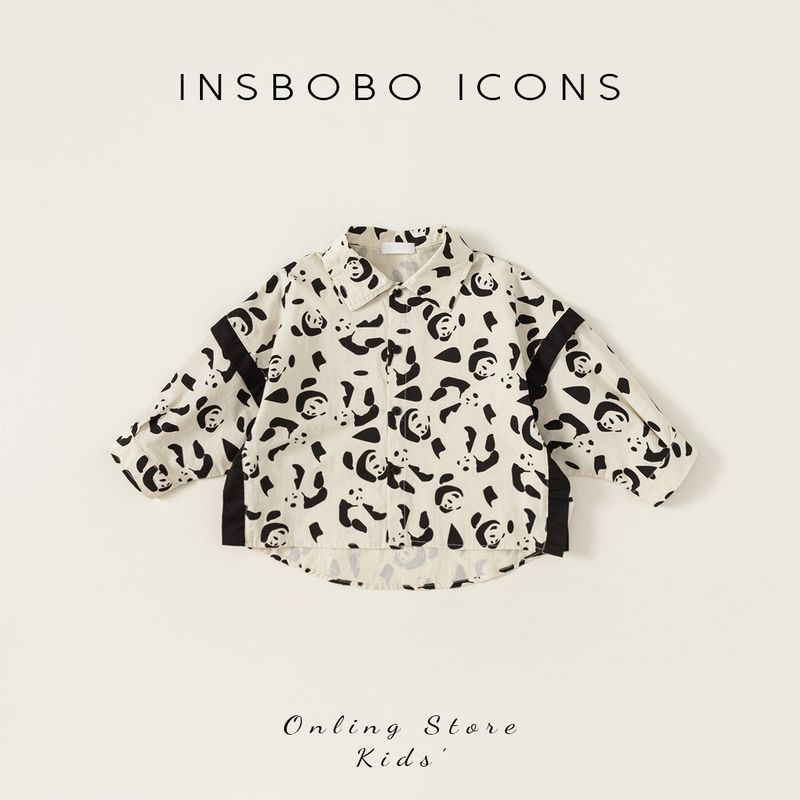 Boys  Spring Clothing Children s Shirts and Jackets 2026 New Spring Stylish Shirts Girls  Korean Style Clothes Batwing Shirts Trendy Rice White 100