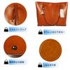 Genuine Leather Tote Leather Business Shoulder Simple A4 Large Trapezoid Easy To Suitable for and Many Other Occasions Kyoei-Tech Women's Bag,