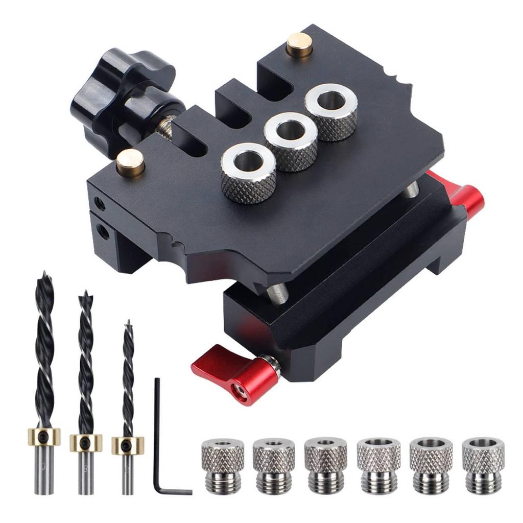 SelfCentering Dowel Jig Aluminum Alloy Self Centering Precision Straight Hole Drill