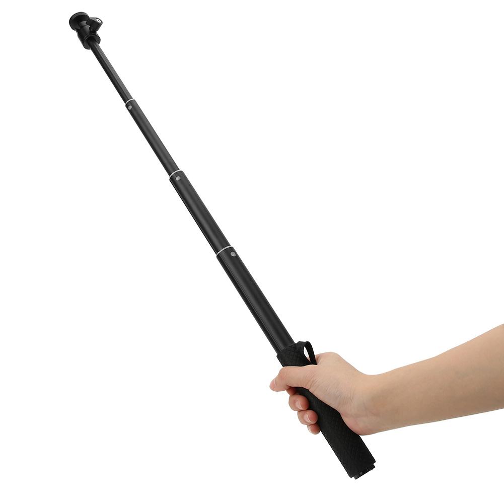 4 Sections Telescopic Selfie Stick with Ballhead for Phone Vlog Video Shooting Live 1 4   Screw Hole