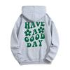Casual Loose Hooded Sweater Fashion Print