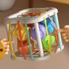 Baby Montessori Formbausteine Sortierspiel Säuglings Sinneslernspielzeug Bunte Stapel- und Ziehspiele für Kleinkinder Früherziehung