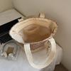 Summer Grass Woven Bag Women's 2025 New Fashion Large-capacity Commuter Tote Bag Seaside Vacation Beach Bag