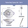 Cute Ceramic Double-Handle Noodle Bowl Set