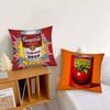 1pc Andy Warhol Pop Art Tomato Soup Pillow Case Fashion Square Pillowcase Bedroom Sofa Room Ins Decoration Leisure