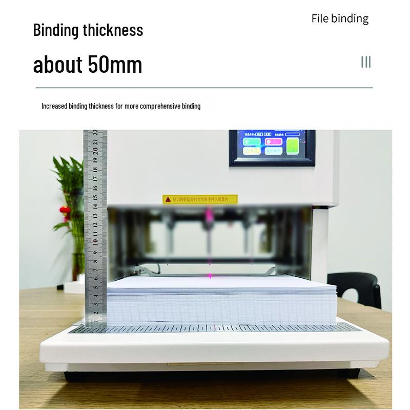 Automatic Financial Document Binding Machine CN Plug (adapter Included)