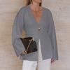 Elegantes, anspruchsvolles und hochwertiges Langarm-Shirt-Pullover für Damen
