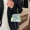 Cute Little Bag 2025 New Mori Sweet Girl Bow Foreign Style Versatile Clip Buckle Messenger Shell Bag Tide