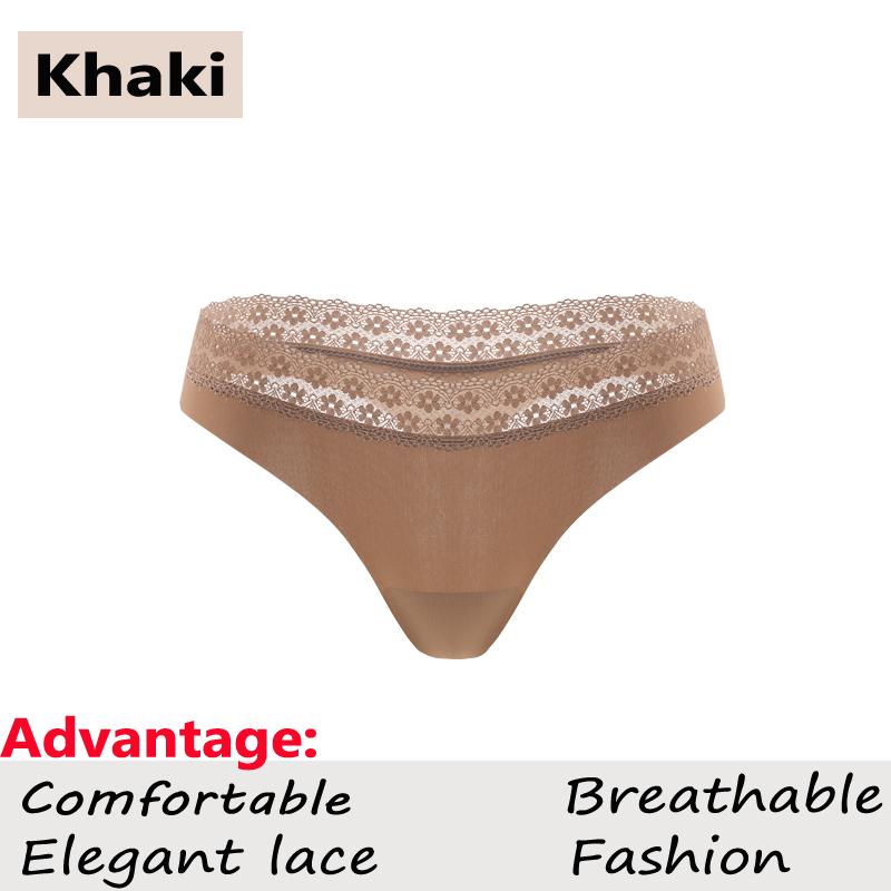 FINETOO 1 Stück Damen Übergröße Spitze Taille Nahtlose Unterwäsche, Weich, Bequem, Modisch, Atmungsaktiv, Schnelltrocknend Niedliche Unterwäsche S-XXL