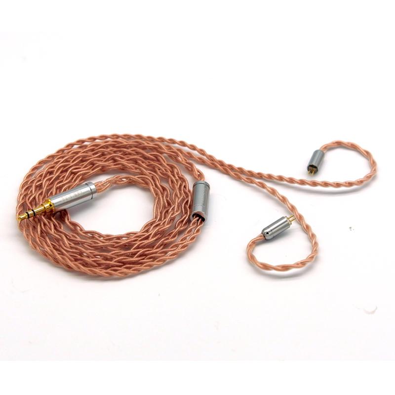 FAAEAL Fülhallgató Kábel 3.5/2.5/4.4mm Csere Fejhallgató Vezeték MMCX/2Pin 0.78mm Upgrade Kábel BLON Moondrop TANGZU TRN SE535-höz