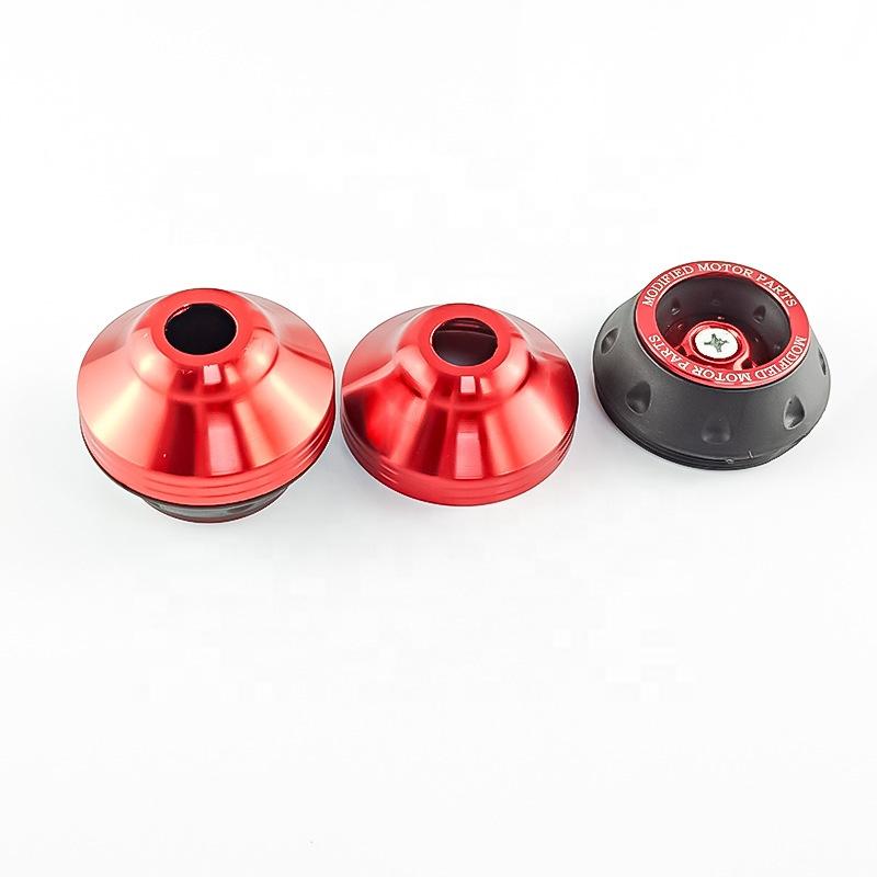 1pair Motorcycle Scooter Modification Accessories Semi-CNC Front Fork Cup Decorative Front Shock Absorber Anti-fall