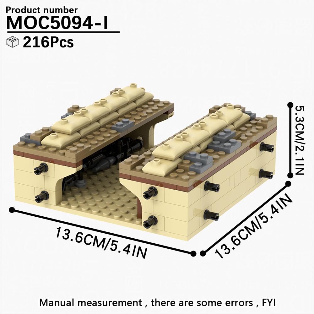 

Серия Второй мировой войны Военные руины поля боя Военные строительные блоки Блокгауз Модель Игрушка Средневековый подарок для детей Взрослых Сделай сам МОК