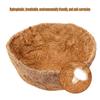 Forros de fibra de coco natural Forros de coco grossos para plantadores de jardim Forros de plantio de cestas redondas suspensas Forros de substituição