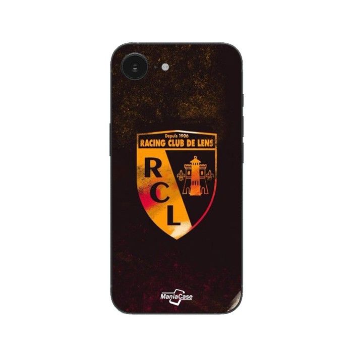 Phone Case - MANIACASE - iPhone SE 2024 - TPU Silicone - Soft - RCL LENS Orange Noir
