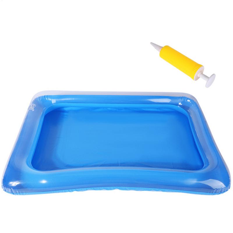 Portable Inflatable Foot Basin Convenient Foot Soaking Bath For Pool Beach Inflatable Foot Wash Basin CollapsiblePool Foot Bath