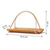 Sushi Tray Serving Rectangular Bamboo Dimsum Sum Rack Salad Plate for Dining Room
