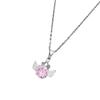 Titanium Steel Crown Wings Full Diamond Necklace for Women - Elegant and Versatile Clavicle Accessory.