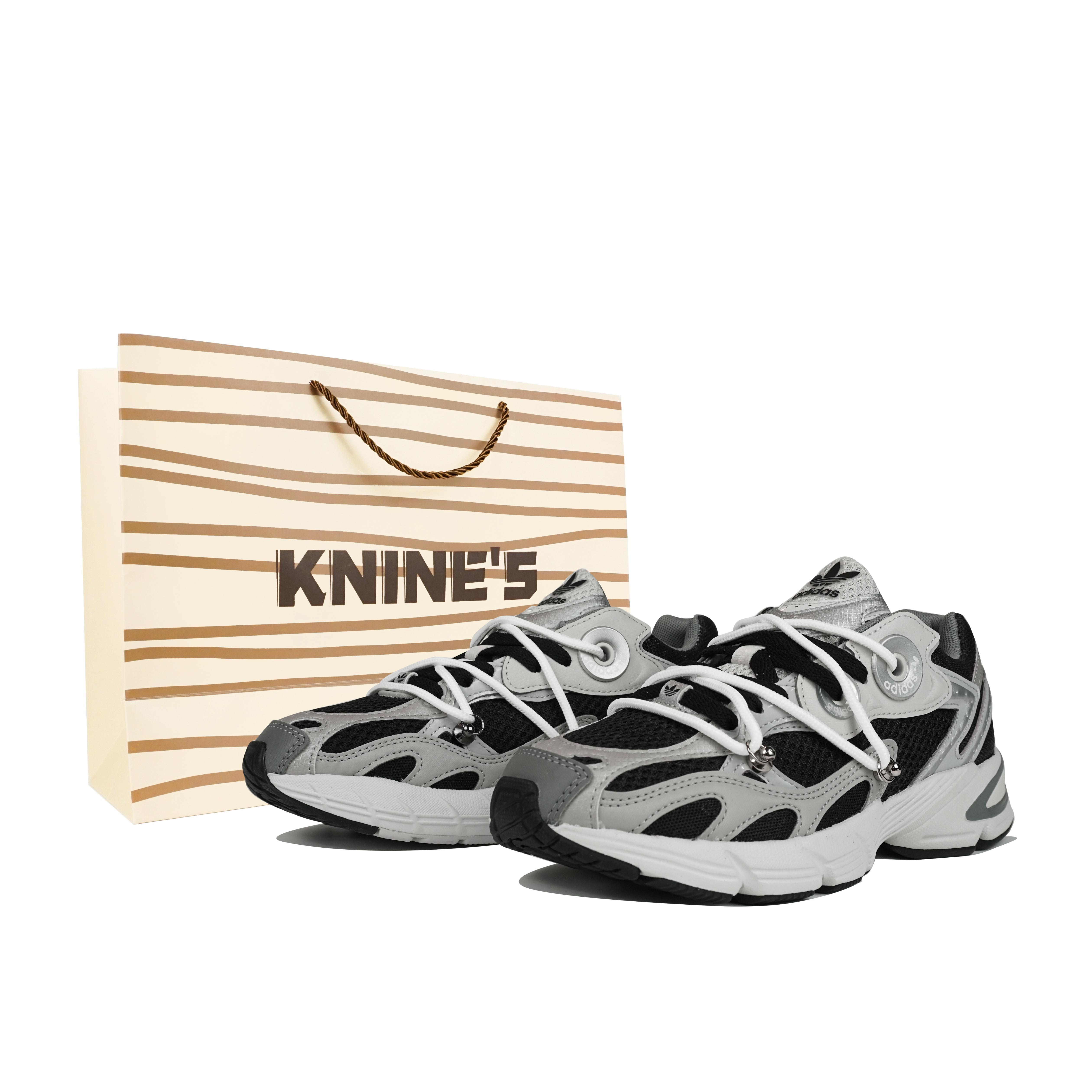

Adidas Originals Astir Nine Systems Нескользящие износостойкие Низкие повседневные кроссовки Женские Черный Серебристый JH7349(Команда-S-КОРОБКА) 37⅓