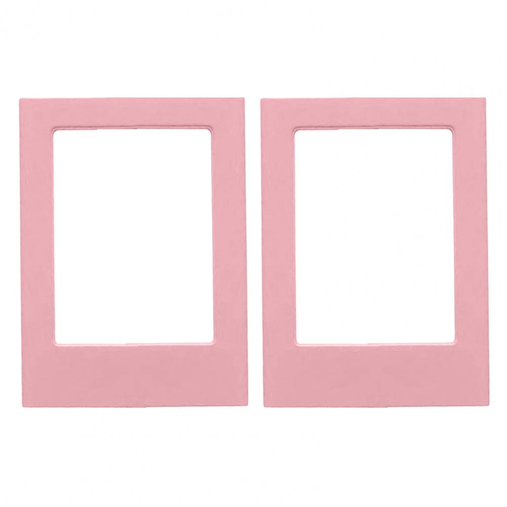 2Pcs Fridge Magnetic Photo Frame Colorful Strong Magnet Picture Frames 3 Inch for Polaroid Instax Mini Photo Frame