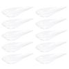 20Pcs Mini Waterdrop Spoon Disposable Dessert Spoons For Appetizers Sushi Desserts Tasting Catering Supplies Soup Scoop