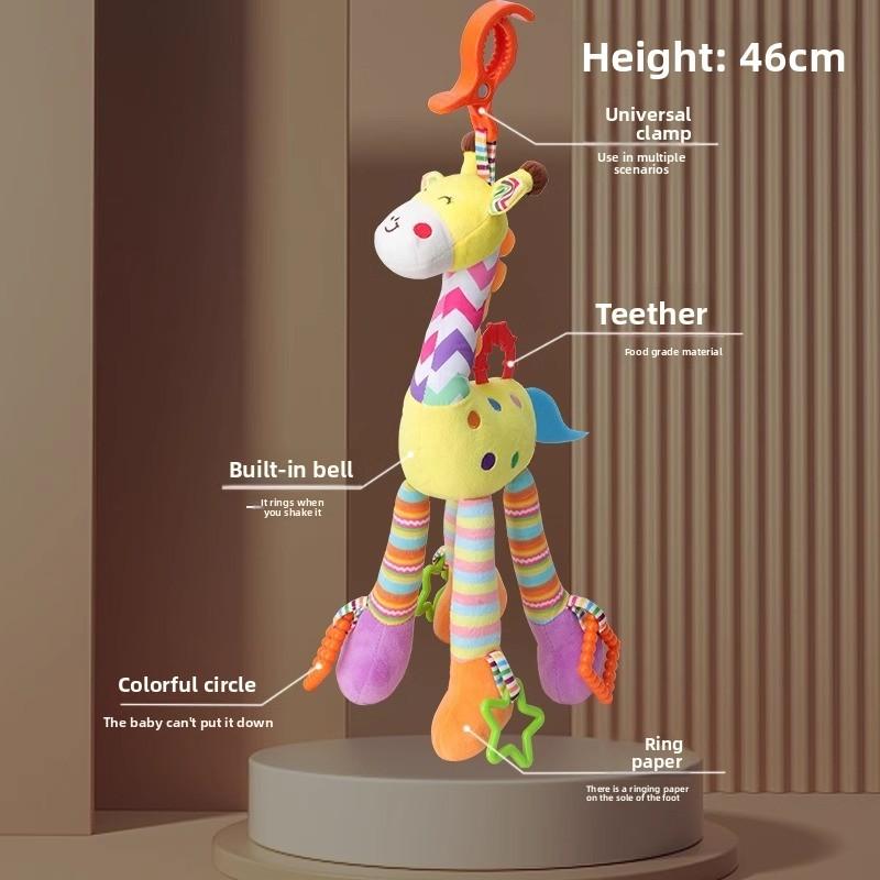 Baby Bedroom Baby Mobile With Plush Monkey Wind Chime For Crib Decor