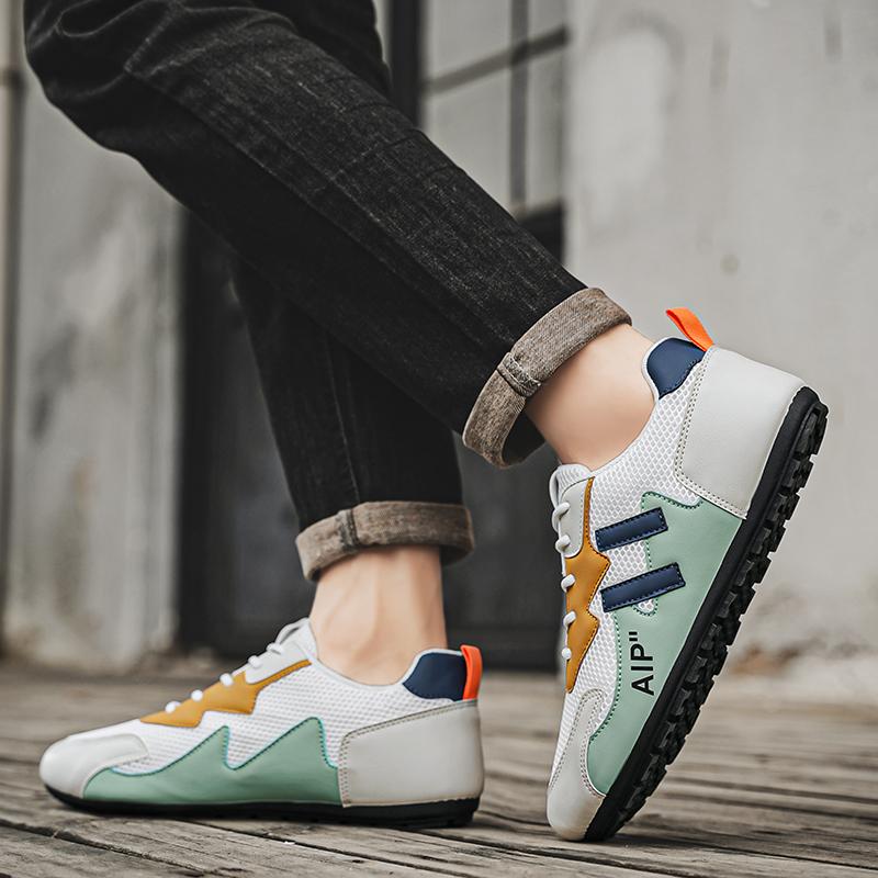 Mens Shoes New Casual Flats Man's Spring Driving Flats Breathable Sport Fashion Sneakers Lightweight Loafers for Male