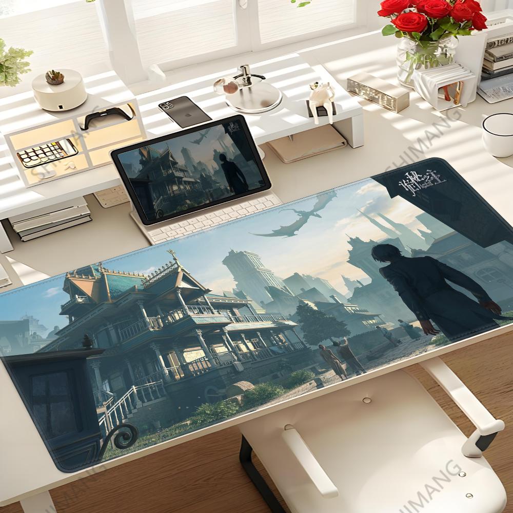 Mouse Pad PC Gaming Accessories Keyboard Pad Anime Card HD Print Desk Mouse Mat Laptop Lord of the Mysteries Non Slip Mousepad