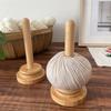 Yousheng Yarn Bracket Stand Portable Bamboo Wood Yarn Holder with Spinning Machine Bracket Yarn Organization Rack