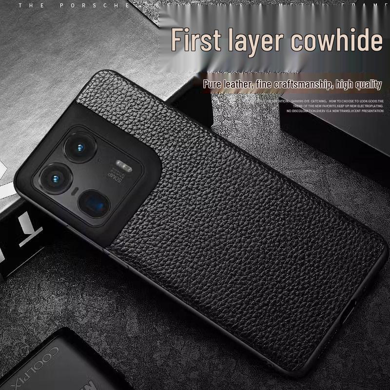 Motorola Edge X30/S30 Pro Lychee Pattern Cowhide Protective Case