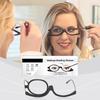 Foldable Glasses For Makeup Reading With High Clear AC Lens And PC Frame Perfect For Home Office Travel Everyday Use