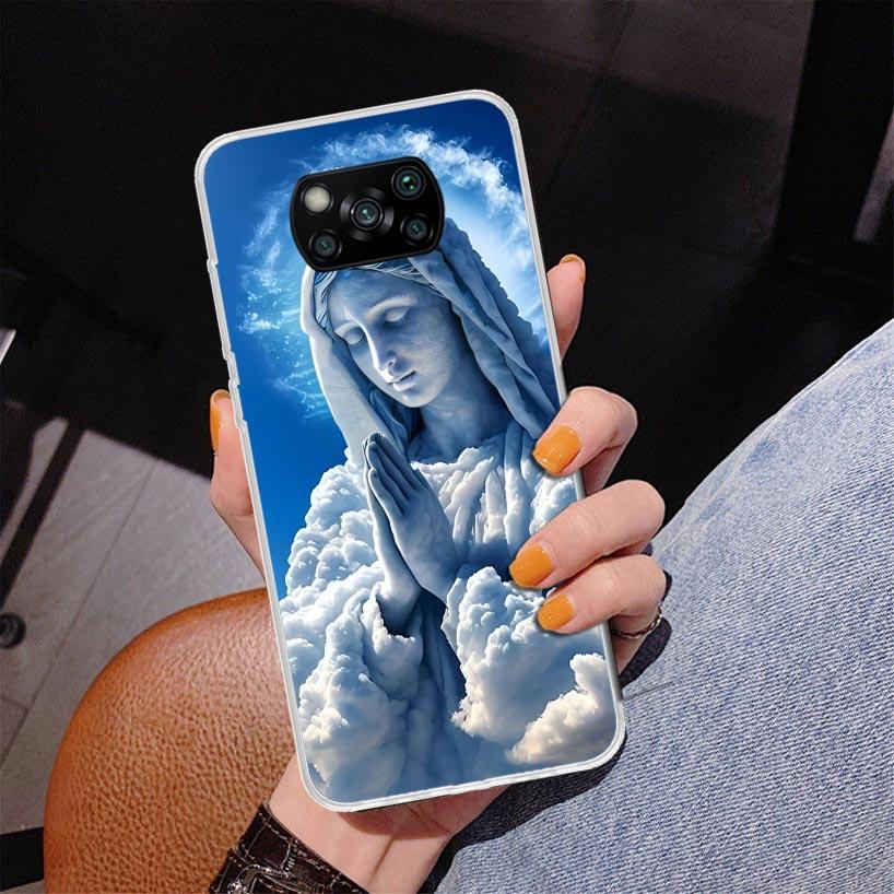 

Virgin De Guadalupe Virgen Mary Phnoe Case for Xiaomi Poco X5 X6 X7 Pro X4 Gt F7 Ultra M8 M7 Redmi 15C 15 13C 13 12C 12 Unique C Xiaomi Poco X6