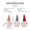  Christmas Faceless Gnome Sequins Doll with LED Light Christmas Decoration Scandinavian Tomtes Farmhouse Kitchen Tiered