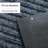 Non-slip PVC Floor Mat: Dirt-resistant, Water-absorbing Entryway Rug for Kitchen & Bathroom