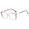 Anti-blue Light Glasses Square Metal Eyewear Women Men Large Frame Luxury Eyeglas Blue Light Blocking Man Lady Computer Eyeglas