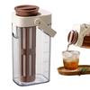 1000ml Cold Brew Coffee Maker With Handle High-capacity Water Bottle Summer Portable Juices Tea Fruit Coffeeware Pot  LeakProof