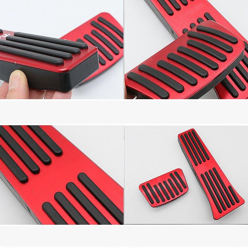 Pentru Hyundai Tucson NX4 -2023 2024 din aluminiu, pedală de sprijin pentru picioare auto, accelerator de combustibil, pedale de frână, capac, accesorii pentru plăcuțe antiderapante