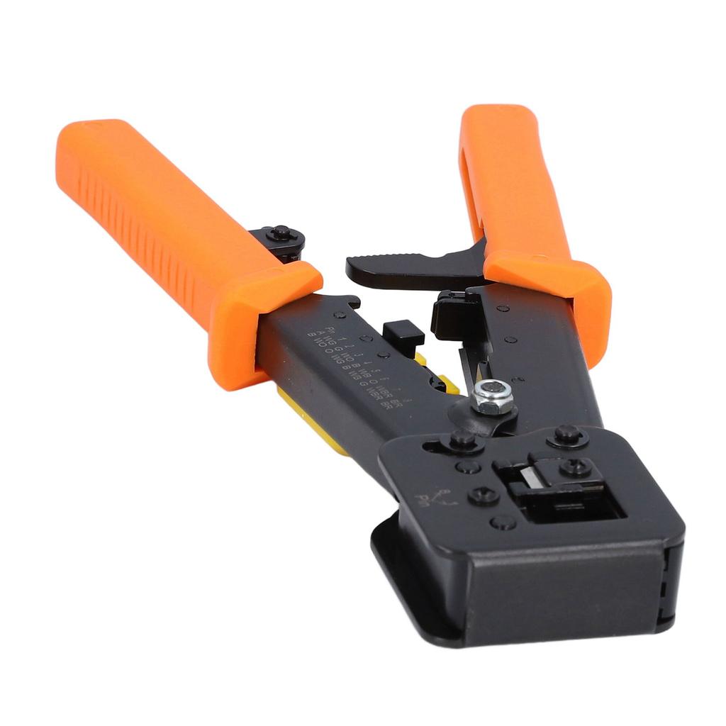 RJ45 Crimpzange Durchgang CAT6 CAT5E Ethernet-Kabel Crimper Stahl Elektro Elektronik Werkzeuge